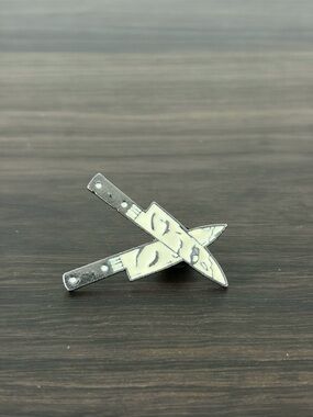 2/$20 Crying Knives Pin